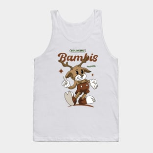 Joyful Bambi Christmas Tank Top